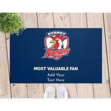 NRL Roosters Door Mat