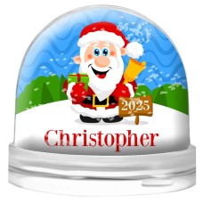 Santa Snow Globe