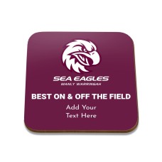 NRL Sea Eagles Square Coaster