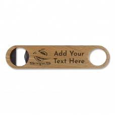 NRL Sharks Wooden Bottle Opener