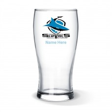 NRL Sharks Standard Beer Glass
