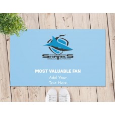 NRL Sharks Door Mat