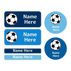 Soccer Ball Mixed Name Label Pack