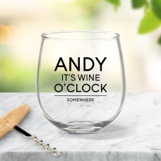 Somewhere Stemless Wine Glass