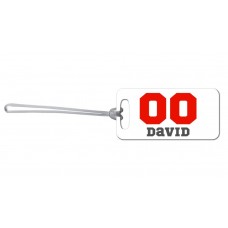 Sports Number Bag Tag