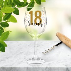 Sprinkles Wine Glass