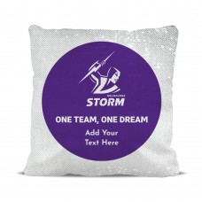 NRL Storm Magic Sequin Cushion Cover