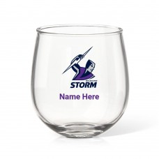 NRL Storm Stemless Wine Glass