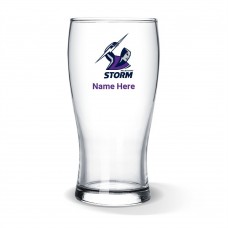 NRL Storm Standard Beer Glass