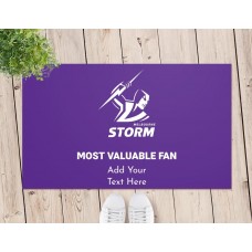 NRL Storm Door Mat