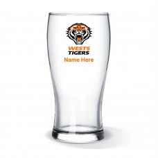 NRL Wests Tigers Standard Beer Glass