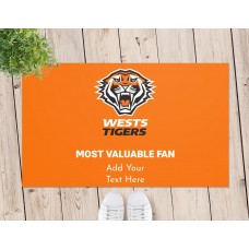 NRL Wests Tigers Door Mat