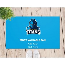 NRL Titans Door Mat