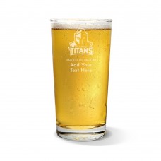 NRL Titans Pint Glass