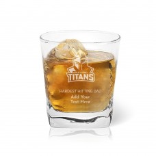 NRL Titans Christmas Tumbler Glass