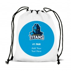 NRL Titans Drawstring Sports Bag
