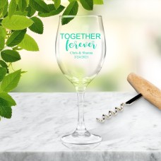 Together Forever Wine Glass