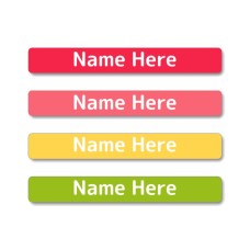 Tropical Mini Name Label