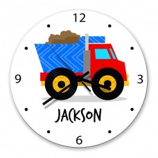 Truck Glass Wall Clock