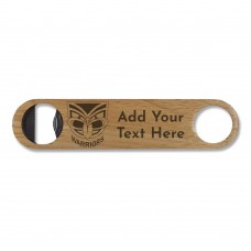 NRL Warriors Wooden Bottle Opener