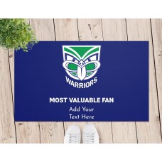 NRL Warriors Door Mat