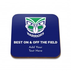 NRL Warriors Square Coaster