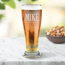 Wedding Engraved Premium Beer Glass