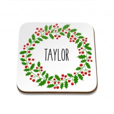 Wreath Square Coaster