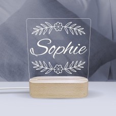 Wreath Personalised Night Light