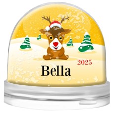 Yellow Snow Globe