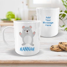 Bear White Plastic Mug