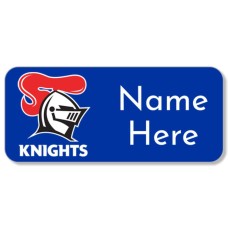 NRL Knights Rectangle Name Label