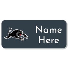NRL Panthers Rectangle Name Label