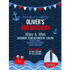 Nautical Party Invitation