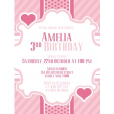 Pink Party Invitation