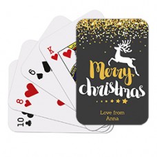 Reindeer Christmas Playing Cards