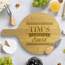 Tim's Cheese Round Bamboo Serving Board