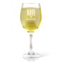 Mr Love Engraved Wine Glass