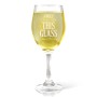 Once A Day Engraved Wine Glass