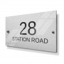 Steel Pattern Metal House Sign