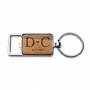 Love Rectangle Metal Keyring