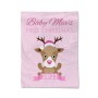 Pink First Christmas Blanket