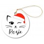 Rosie Round Porcelain Ornament