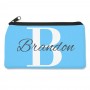 Blue Monogram Pencil Case