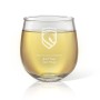 NRL Broncos Engraved Stemless Wine Glass