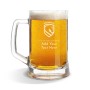 NRL Broncos Glass Beer Mug