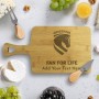 NRL Broncos Rectangle Bamboo Serving Board