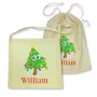 Christmas Tree Calico Bag