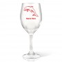 NRL Dolphins Wine Glass