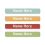 Earthy Mini Name Label